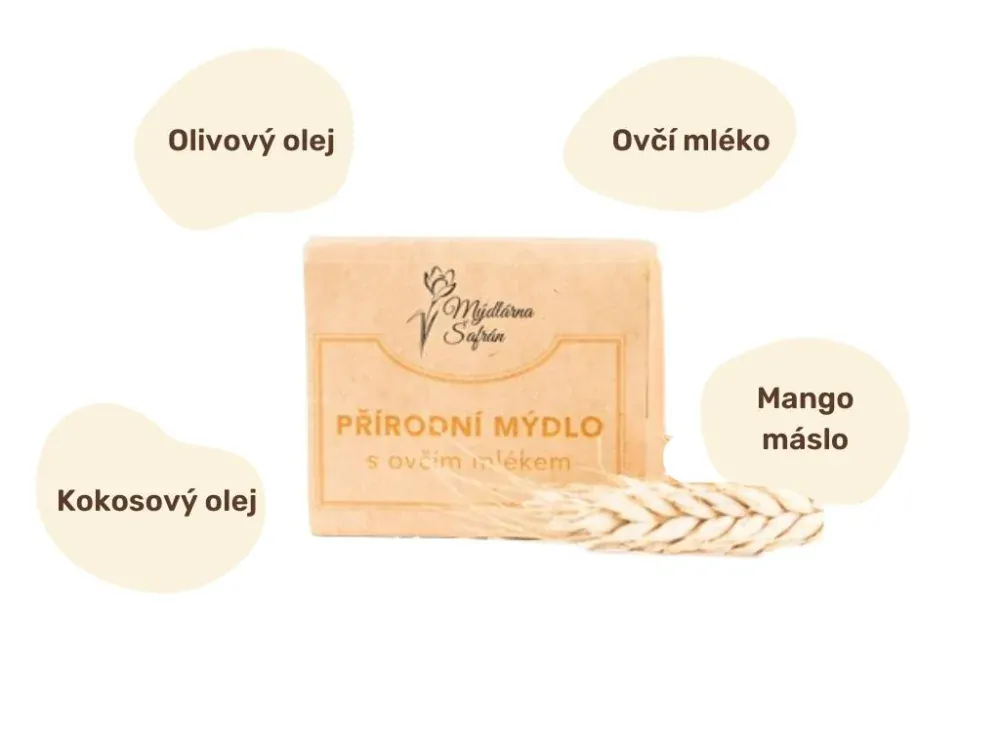 Přírodní mýdlo s ovčím mlékem