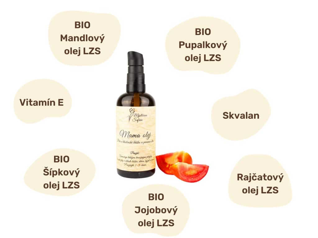 MAMA olej Péče o těhotenské bříško a prevence strií