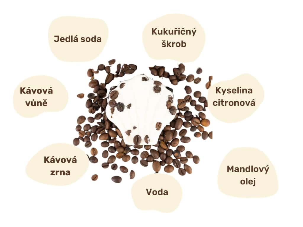 Kávová šumivka do koupele