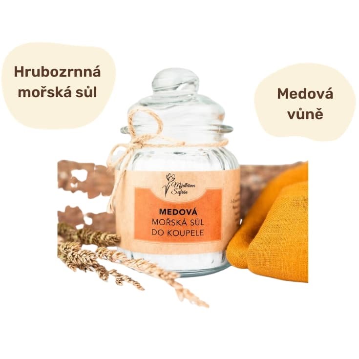 Mořská sůl do koupele medová 300 g