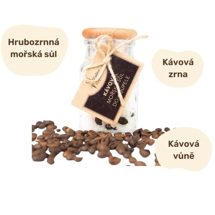 Mořská sůl do koupele kávová 150 g