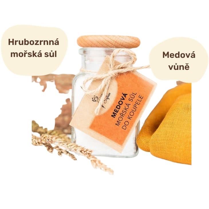 Mořská sůl do koupele medová 150 g