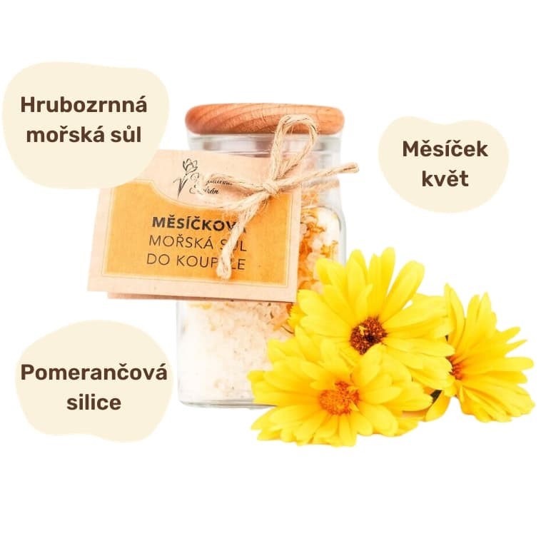 Mořská sůl do koupele měsíčková - 150 g