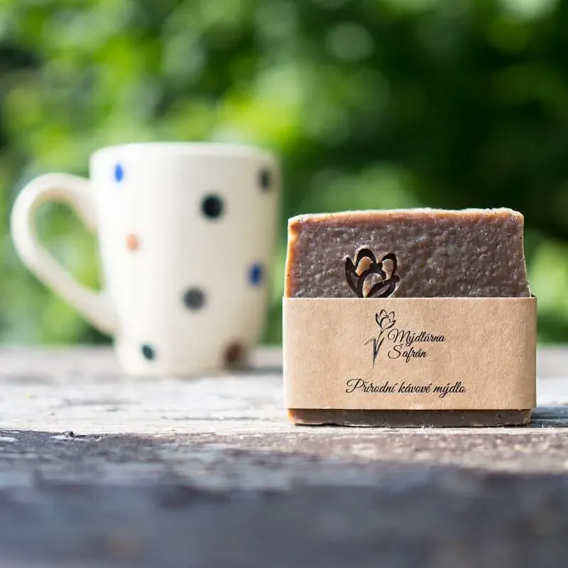 Přírodní kávové mýdlo