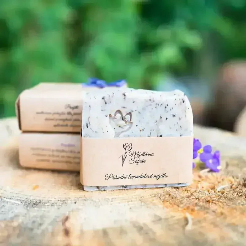 Přírodní levandulové mýdlo