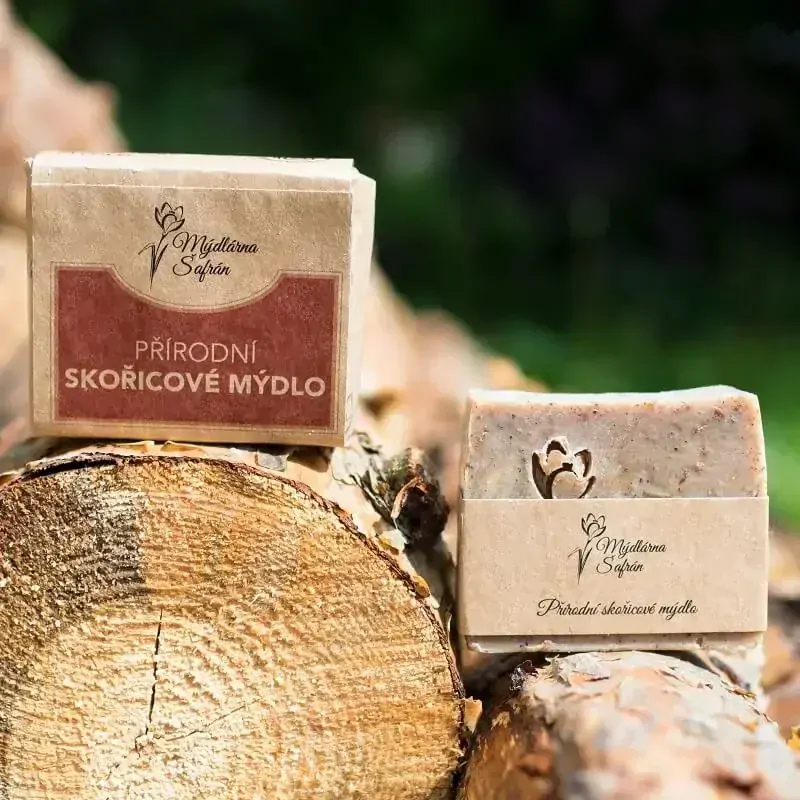 Přírodní skořicové mýdlo