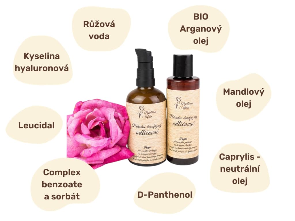 Přírodní dvoufázový odličovač - 2 varianty