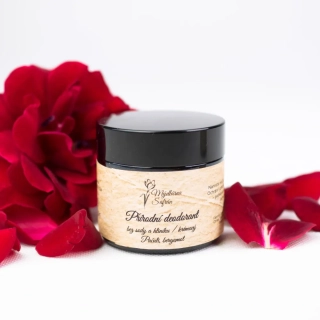 Přírodní deodorant pačuli a bergamot- bez sody a hliníku krémový